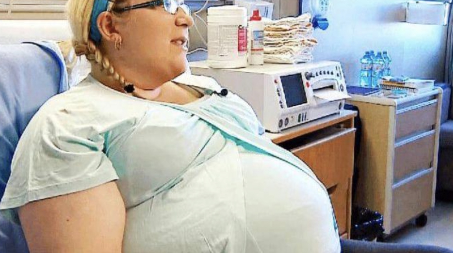 Толстая забеременела